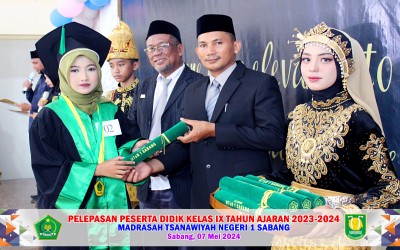 Pelepasan dan Perpisahan Peserta Didik Kelas IX Tahun Ajaran 2023-2024
